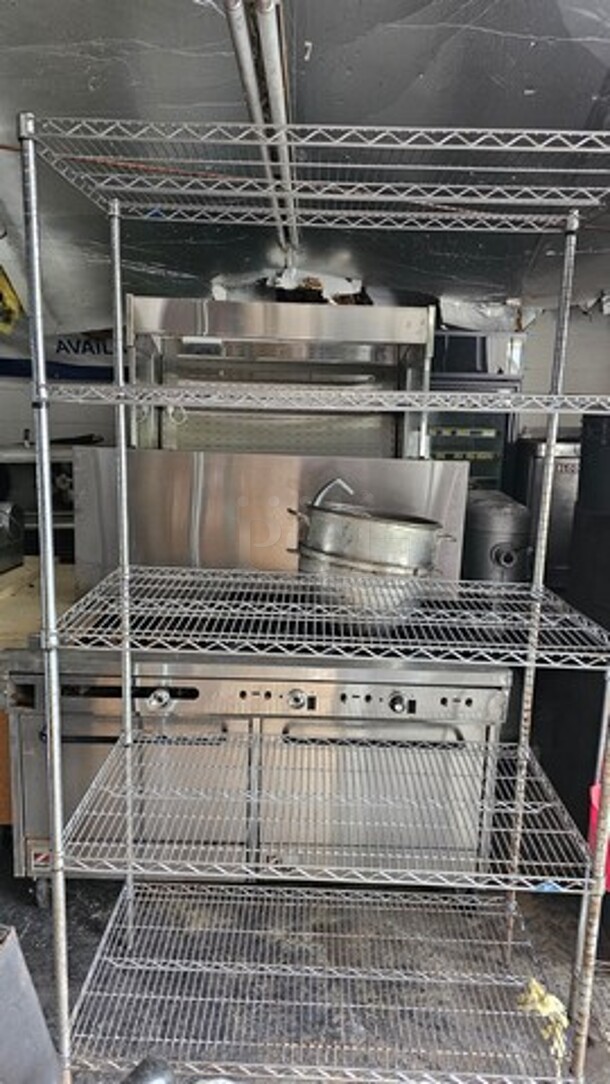Wire Shelving Unit - Image 2 of 2