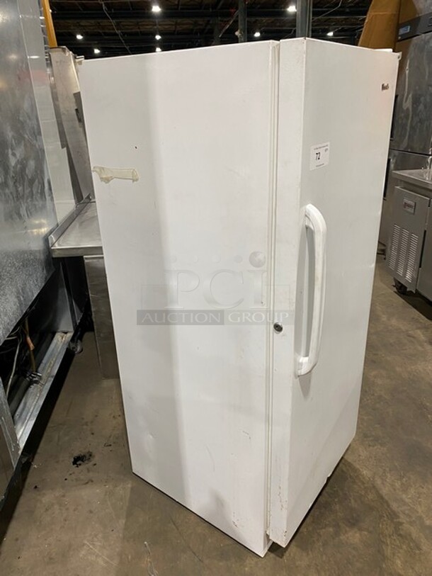 Woods Single Door Reach In Freezer Unit! With Poly Racks And Shelves! Model: V12WUAB SN: 01223653LF 115V - Image 2 of 9