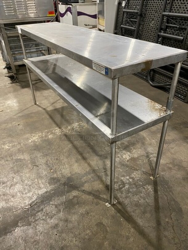 Solid Stainless Steel Double Overhead Shelf! - Image 2 of 8