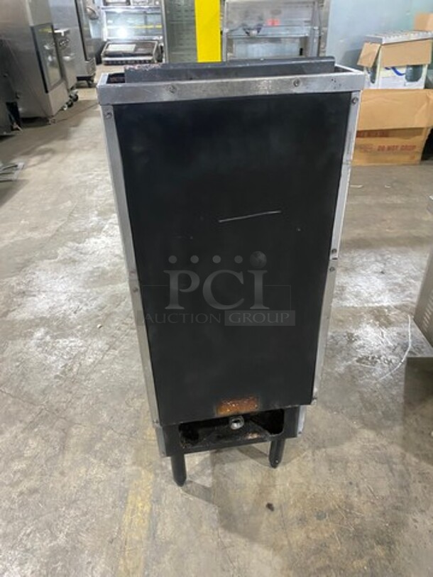 Pitco Commercial Gas Powered Split Bay Deep Fat Fryer! With 2 Small Frying Baskets! All Stainless Steel! On Legs! - Image 3 of 9