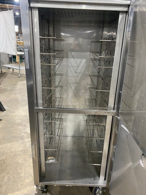 FWE Commercial Electric Powered Rethermalization/ Holding Cabinet! With Solid Split Doors! All Stainless! On Casters! Model: RH18HO SN: 133676602 208V 60HZ 1 Phase - Image 5 of 9