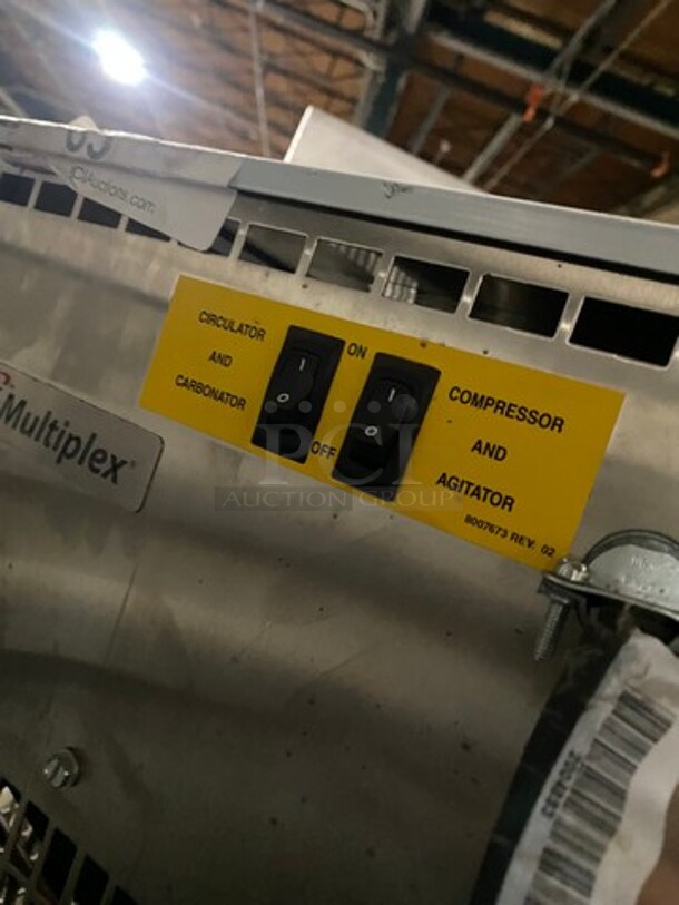 Manitowoc Multiplex Soda Factory Remote/Super Chill Refrigeration Unit! All Stainless Steel! Model: 2803A04 SN: 1101418170 120V 60HZ 1 Phase - Image 6 of 8