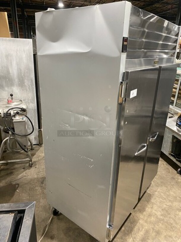 Traulsen Commercial 2 Door Reach In Refrigerator! With Poly Coated Racks! All Stainless Steel! Model: G20010 SN: T178405A12 115V 60HZ 1 Phase - Image 2 of 10