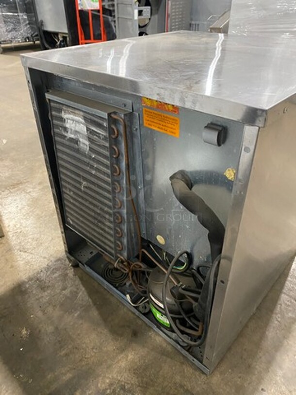 DELFIELD Stainless Steel Commercial Single Door Worktop/ Lowboy Cooler! Model 406-STAR 4, 115 Volts, 1 Phase, 60 Hz Serial 1502152000348  - Image 3 of 8