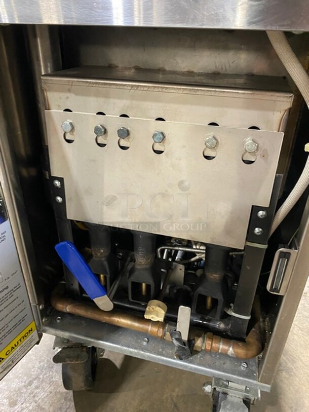 Imperial Commercial Natural Gas Powered Commercial Pasta Cooker/Rethermalizer! With Backsplash! All Stainless Steel! Working When Removed! Model: IRT14GBM SN: 04256821! - Image 6 of 9