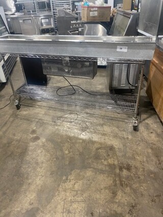 Lern Commercial Drop In Cold Pan! Solid Stainless Steel! On Casters! Model: 620SC SN: 40348 115V