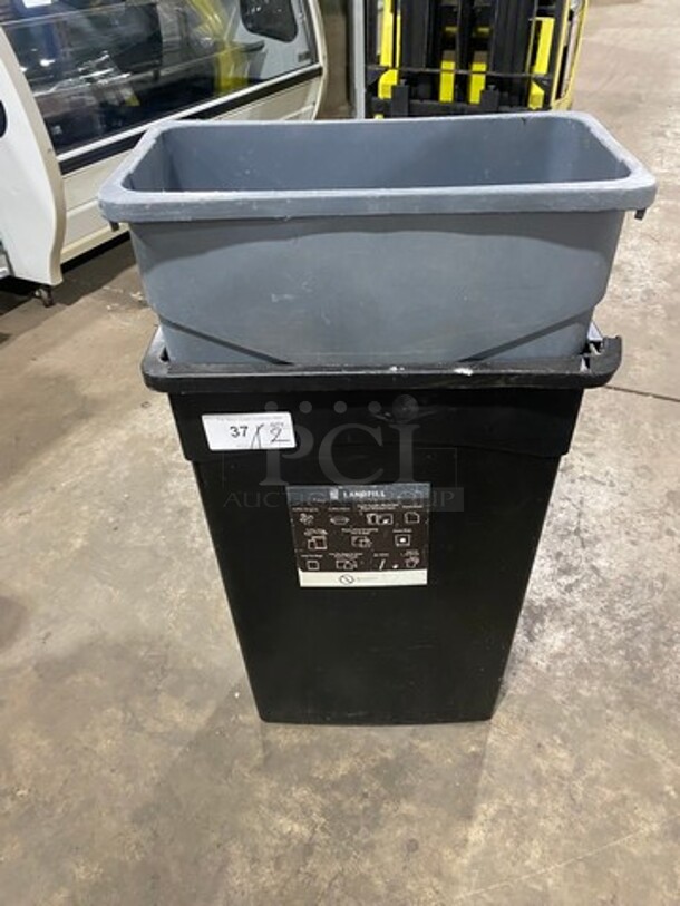 Poly Trash Cans! 2x Your Bid! - Image 1 of 7