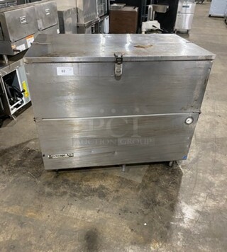 Beverage Air Single Side Access Milk Cooler! Stainless Steel! On Casters! Model: SM49N 115V 60HZ 1 Phase