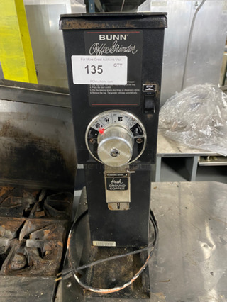 Bunn Commercial Countertop Coffee Bean Grinder! Model: G2HD SN: G300015049 120V 60HZ 1 Phase