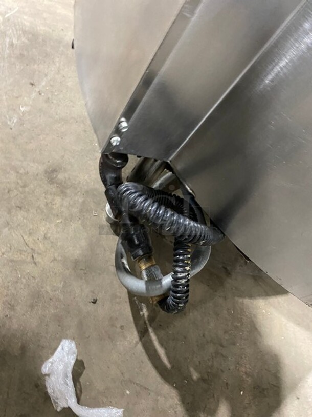 Groen Commercial Natural Gas Powered Jacketed Self-Contained Soup Kettle! All Stainless Steel! On Legs! - Image 9 of 9