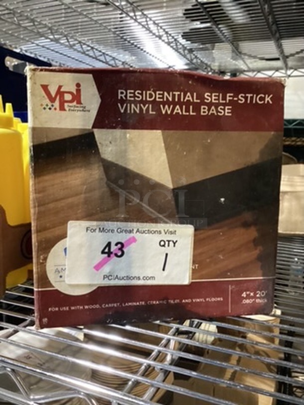 Residential Self Stick Wall Base  
4” x 20
 - Image 1 of 1