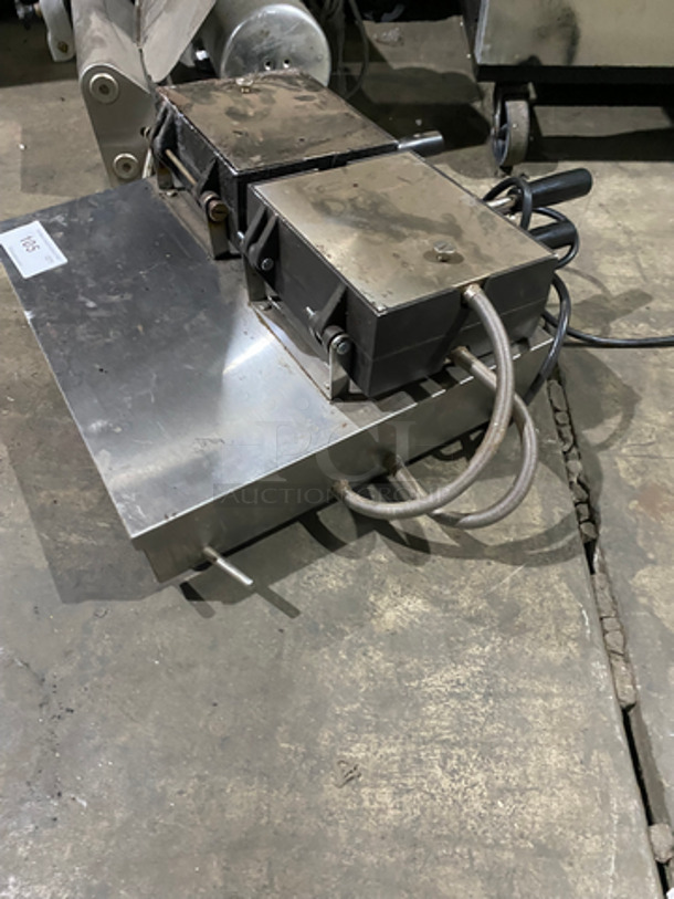 Krampouz Commercial Countertop Dual Waffle Maker! All Stainless Steel! 240V 60HZ 1 Phase - Image 2 of 9