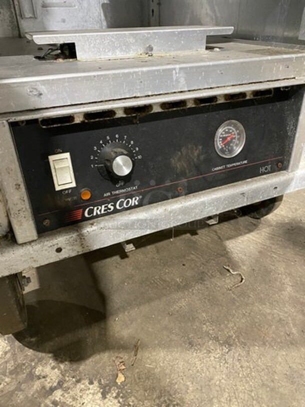 Cres Cor Commercial Insulated Single Door Warming/Proofing Cabinet! Holds Full Size Trays! All Stainless Steel! On Casters! Model: 1254044 SN: CJIJ7191C 120V 60HZ 1 Phase - Image 8 of 11
