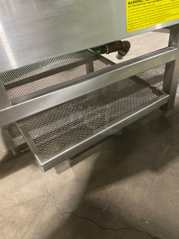 New! Never Used! Cleveland Commercial Countertop Electric Powered Jacketed Tilting Soup Kettle! On Equipment Stand! All Stainless Steel! On Legs! Model: TKET12T SN: WT680804C01 240V 60HZ 3 Phase - Image 8 of 12