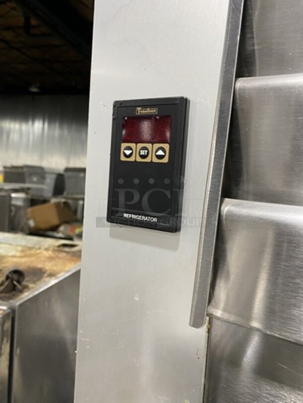 Traulsen One Solid Door Stainless Steel Reach In Cooler! Model G10011 Serial T05621H15! 115V 1 Phase! On Casters! - Image 8 of 9