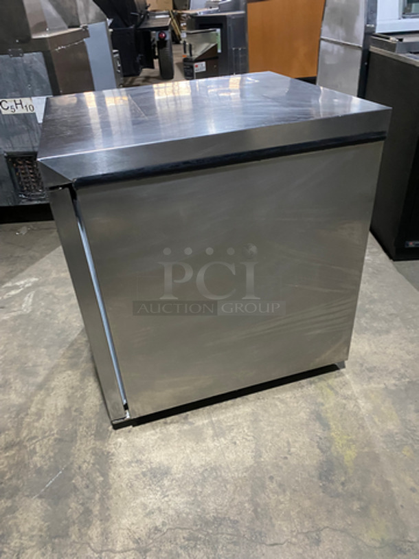 Hoshizaki Commercial Single Door Lowboy/Worktop Cooler! All Stainless Steel! Model: CRMR27LPC SN: G50790G 115V 60HZ 1 Phase - Image 2 of 7