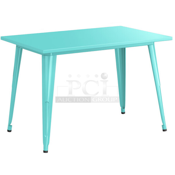 2 BRAND NEW IN BOX! Alloy Series 164DA3048SFM Seafoam 30"x48" Dining Height Table. Stock Picture Used as Gallery. 2 Times Your Bid! - Image 1 of 3
