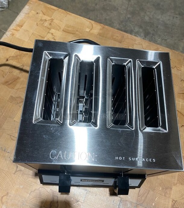 BRAND NEW IN BOX! Toastmaster Commercial Pop -up Toaster!  MODEL TP409WH SN:TP4090320A0059 120v 1PH! Working!  - Image 10 of 11