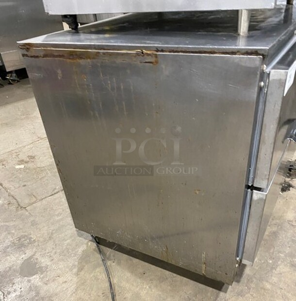 Beverage Air Commercial Refrigerated 2 Drawer Lowboy Worktop Cooler! All Stainless Steel! On Casters! Model UCRD36A SN 11213311 115V PHASE 1 - Image 2 of 7