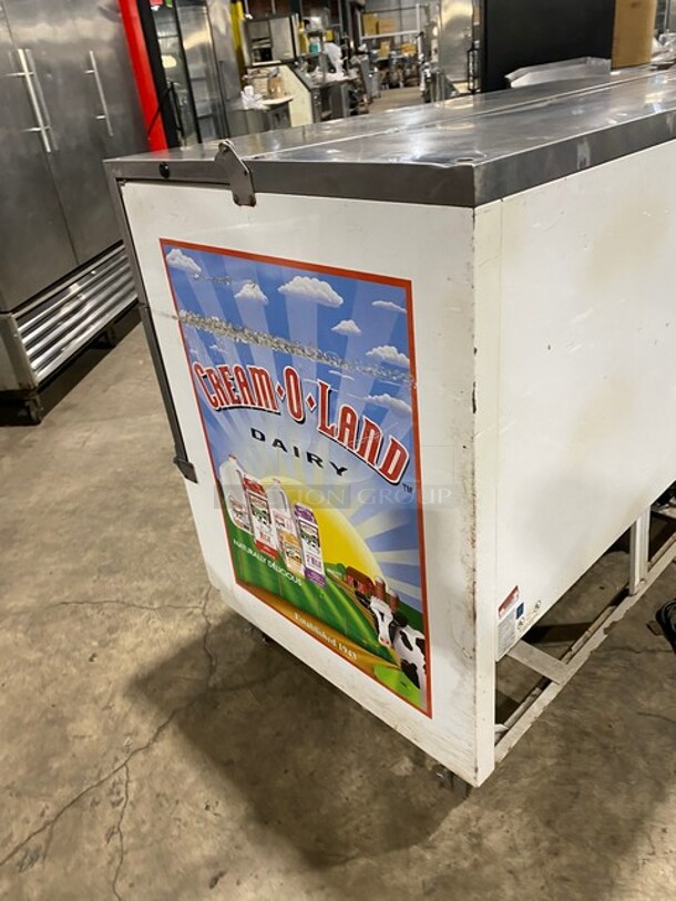 Nice! Powers Refrigerated Milk Cooler! On Casters! MODEL:780 SN: A050029! 115V 1 PH! - Image 4 of 7