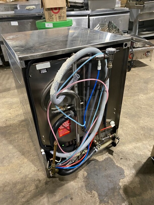 Nice! CMA Commercial Undercounter Dishwasher! All Stainless Steel! Natural Gas Powered! Model: CMA180UC 208V 60HZ 1 Phase - Image 3 of 8