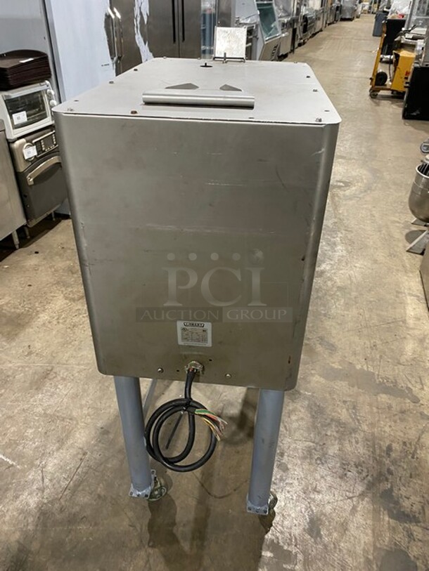 Hobart Metal Commercial Meat Grinder! On Casters! 230V 3 Phase! Model: 4146 SN: 31-1445-783! - Image 3 of 9