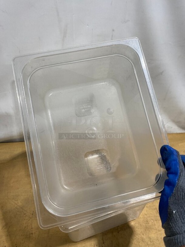 Polycarbonate Clear Food Pans! 2X Your Bid!  - Image 4 of 7