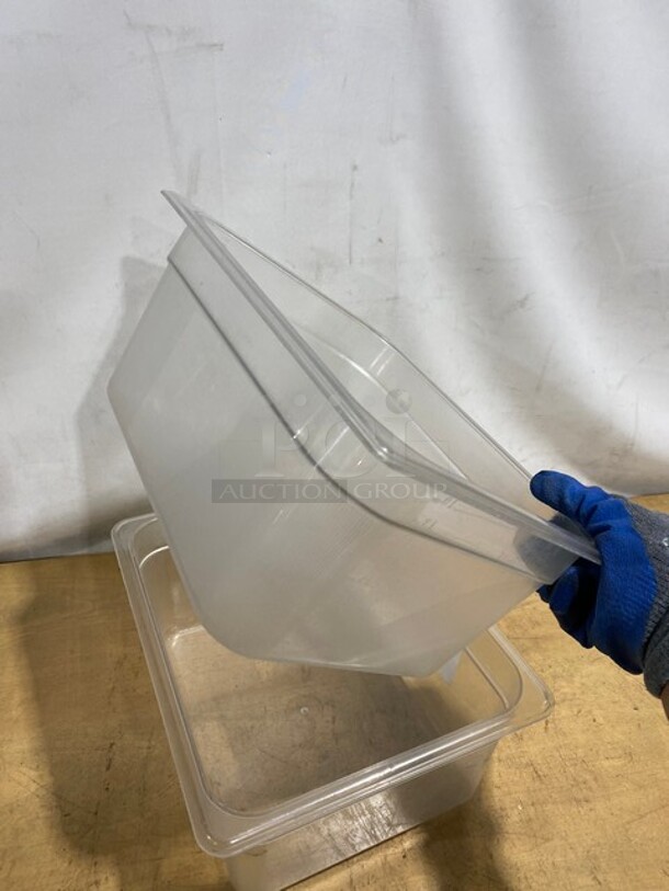 Polycarbonate Clear Food Pans! 2X Your Bid!  - Image 5 of 7