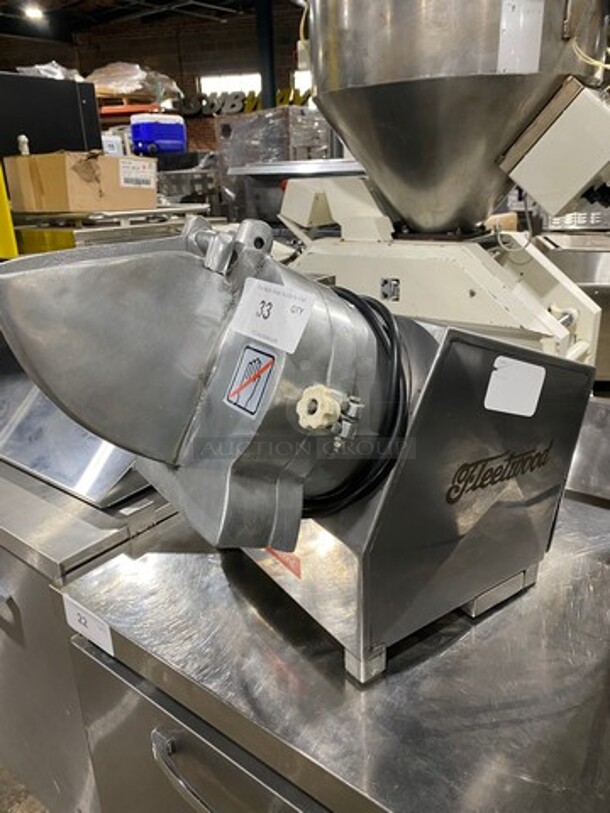 COOL! Fleetwood CounterTop Power hub Cheese Grater/Shredder Machine! 110V 1PH - Image 2 of 9