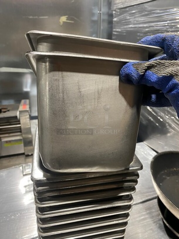 Commercial Steam Table/ Prep Table Food Pans! All Stainless Steel! 15x Your Bid! - Image 9 of 11