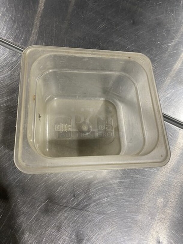 Cambro 1/6 Poly Food Bins! 7 X Your Bid!  - Image 3 of 4