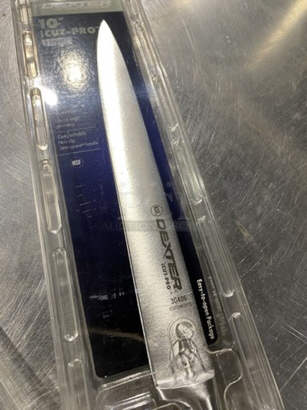 NEW! DEXTER 10 Inch Butcher Knives! 2 X Your Bid! - Image 4 of 4