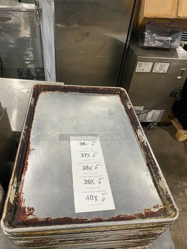 Full Size Baking Sheet Pans! 6x Your Bid!