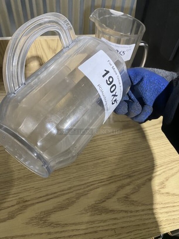 Clear Water Pitcher! 5 X Your Bid! - Image 3 of 6