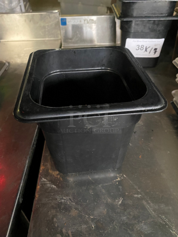 Cambro Black Poly Food Pans! 17x Your Bid! - Image 2 of 6
