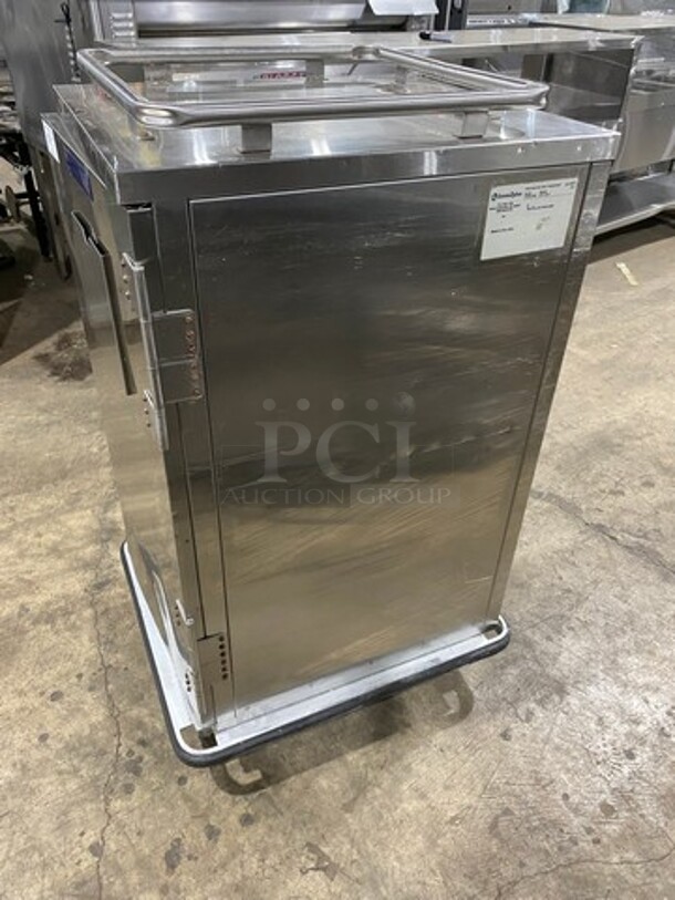 2013 Jones Zylon Commercial Single Door Dry Food Transport Cart! All Stainless Steel! On Casters! Model: ETCUA7 SN: 133831202 - Image 2 of 7