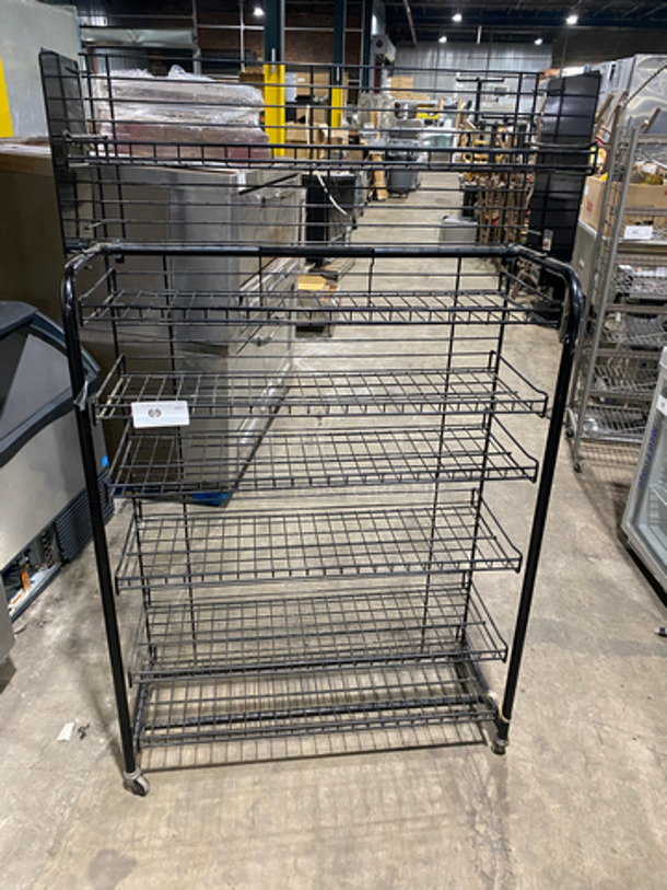 7 Tier Metal Wire Shelf! On Casters!