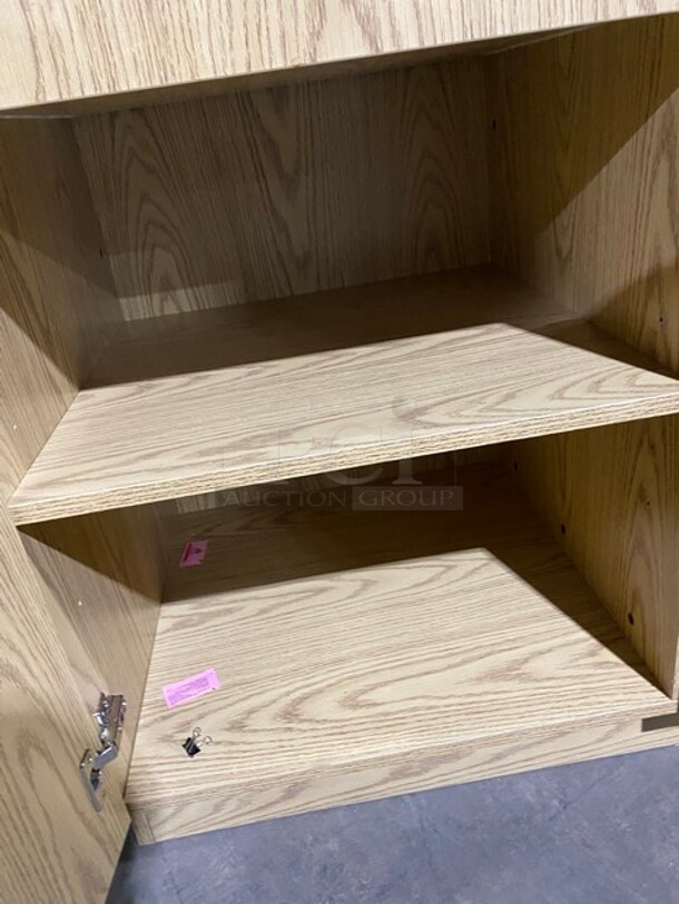 Custom Wooden Prep/Storage Cabinet! - Image 8 of 9