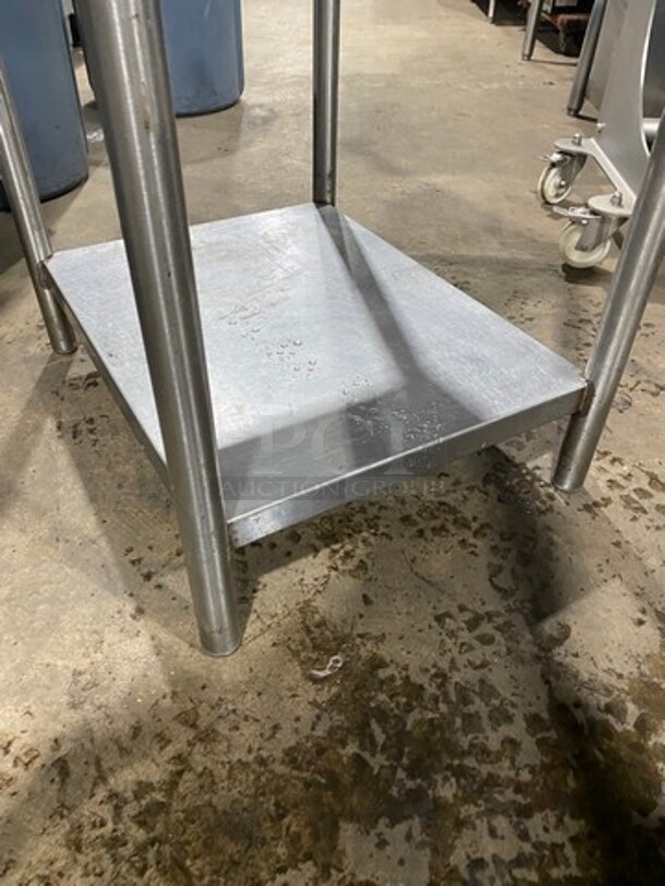 Solid Stainless Steel Work Top/ Prep Table! With Storage Space Underneath! On Legs! - Image 7 of 7