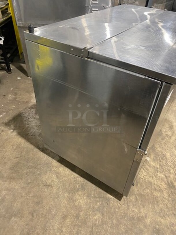 Beverage Air Single Side Access Milk Cooler! Stainless Steel! On Casters! Model: SM49N 115V 60HZ 1 Phase - Image 2 of 8