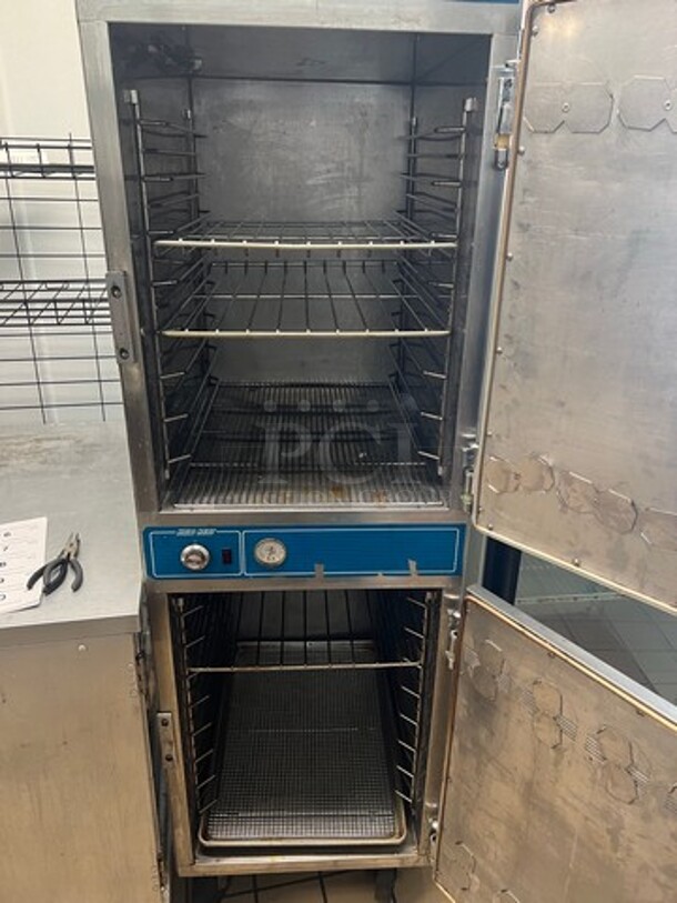 Alto Shaam Commercial Heated Holding Cabinet/ Food Warmer! All Stainless Steel! On Casters! WORKING WHEN REMOVED! Model: 1000UP SN: 4734112488 120V 60HZ 1 Phase - Image 3 of 6