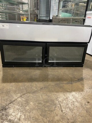NEW! MTL Cool Commercial Countertop Horizontal 2 Door Freezer Merchandiser! Model: DDF90 SN: 68480712 110V