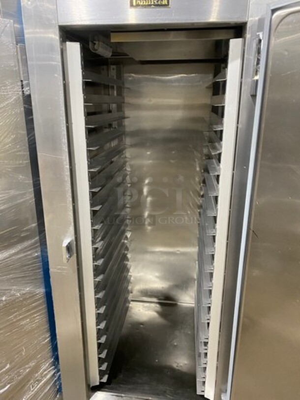 Traulsen Commercial Single Door Reach In Freezer! All Stainless Steel! On Legs! Model: RLT132WUTFHS SN: T176458L11! 115V 60HZ 1 Phase! Working When Removed! 
 - Image 5 of 9