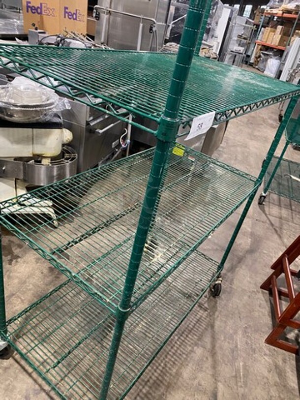 Metro 3 Tier Shelf! On Casters! BUYER MUST DISMANTLE! PCI CANNOT DISMANTLE FOR SHIPPING! PLEASE CONSIDER FREIGHT CHARGES! - Image 7 of 8