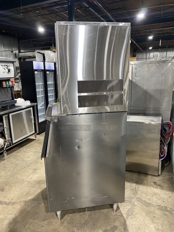 Nice! Kold Draft Commercial Ice Making Machine On All Stainless Steel Bin! On Legs! Model: G1564AC 208/230V 1 Phase!  - Image 2 of 7