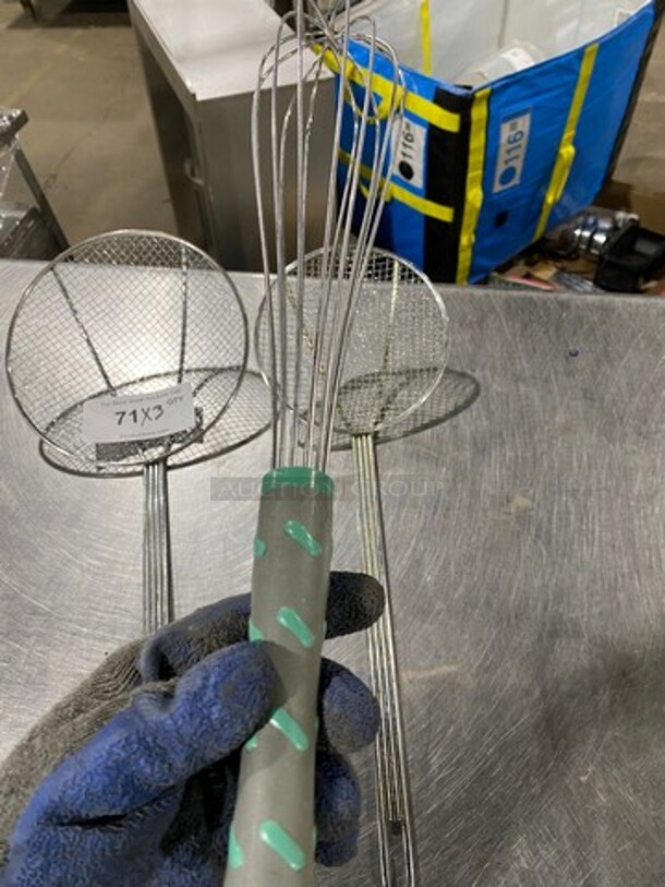 MISCELLANEOUS! Assorted Size Mesh Strainer And Handheld Whisk! 3x Your Bid! - Image 5 of 5