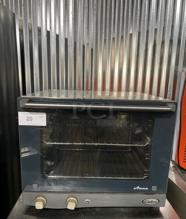 Cadco Unox Electric Powered Commercial Countertop Convection Oven! With View Through Door! Anna Series Model: XAF023 240V - Image 1 of 10