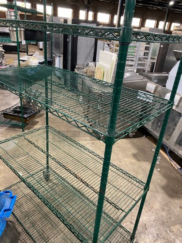 Metro 4 Tier Shelf! On Casters! BUYER MUST DISMANTLE! PCI CANNOT DISMANTLE FOR SHIPPING! PLEASE CONSIDER FREIGHT CHARGES! - Image 6 of 8