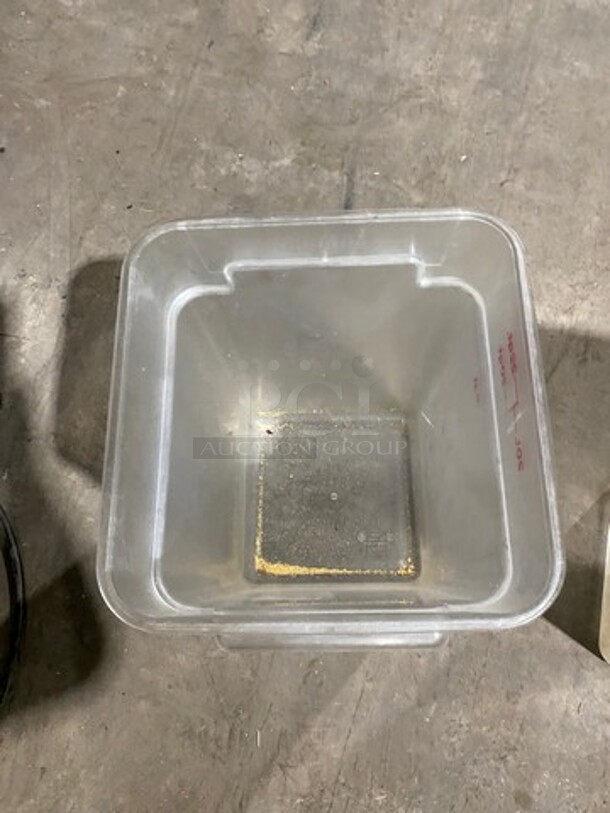 ALL ONE MONEY! Clear Poly Food Containers! - Image 3 of 4