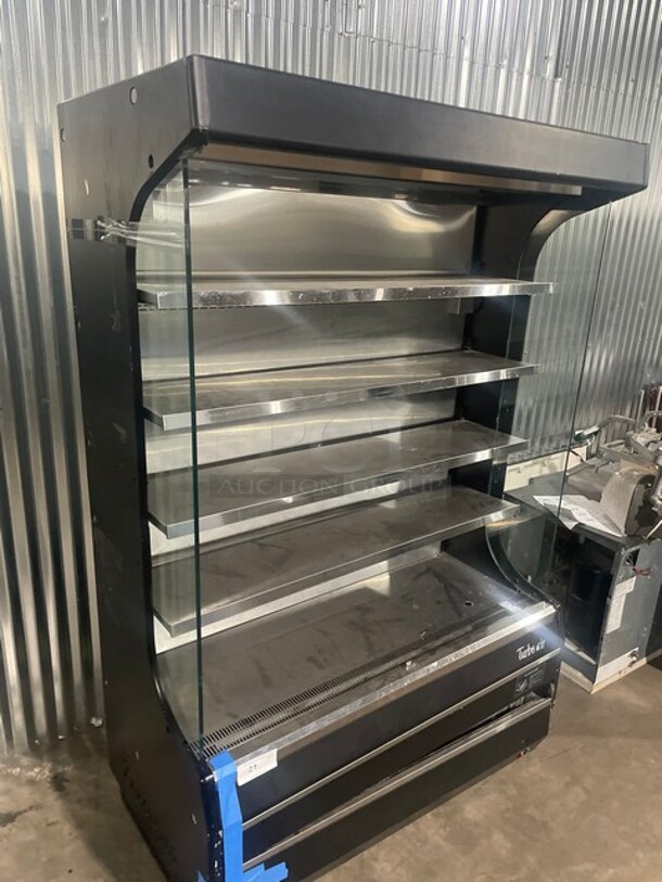 Turbo Air Commercial Refrigerated Open Grab-N-Go Case Merchandiser! With View Through Sides! All Stainless Steel! MODEL TOM50B SN:TOM5016Z100 120V 1PH - Image 9 of 9